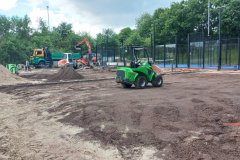 bouw padelbanen 3 en 4 2024